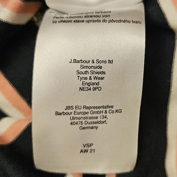 Barbour Striped Bayside Drawcord-Waist Midi Dress - Picture 13 of 13